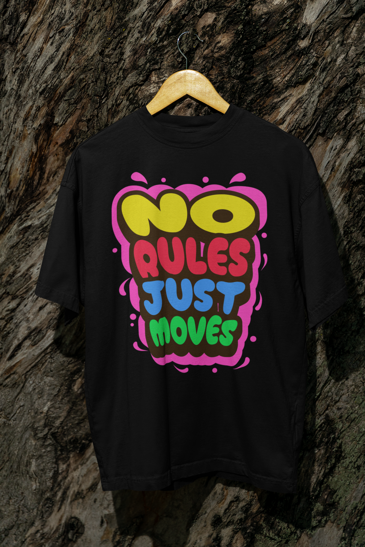 “NO RULES JUST MOVES” Tee